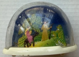 Vintage Krippe Schneekugel (2,75" x 2,125" x 2,125" hoch) - Bild 1 von 7