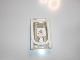 Visual Memory Case Holder Clear White Sega Dreamcast DC Rare Retro Used Good JP