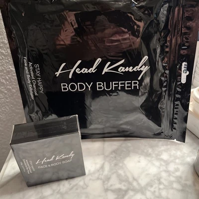 Head Kandy Body Buffer And Face And Body Soap Charcoal  - Image 1 of 4
