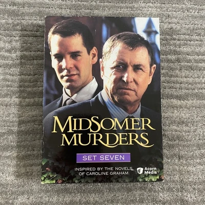 Midsomer Murders Set Seven DVD 4 Disc British Mystery Series Acorn Media Region  - Image 1 of 4