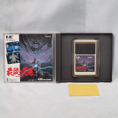 Saigo no Nindo NINJA SPIRIT PC Engine HuCARD NTSC-J Tested NEC Action Game - Image 1 of 4