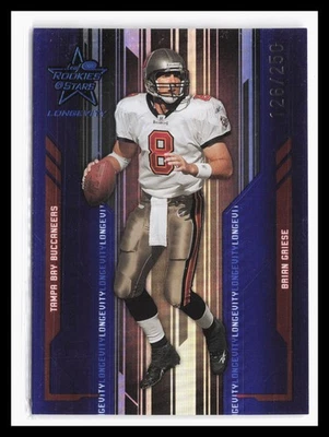 2005 Leaf Rookies & Stars Longevity Sapphire #89 Brian Griese #/250 Buccaneers - Image 1 of 2