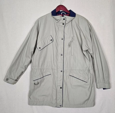 Vintage Cabin Creek Womens Large (12-14) Tan Beige Field Jacket Barn Chore Coat - Image 1 of 4