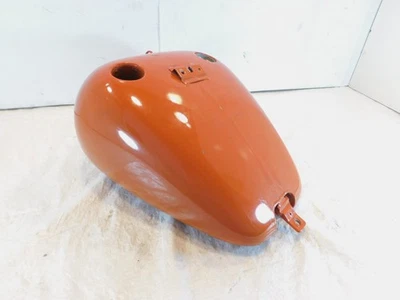 Harley Softail Heritage Classic Fatboy Orange Fuel Gas Petrol Tank Reservoir - Image 1 of 4