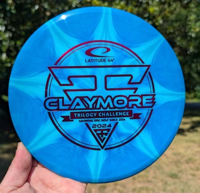 Disc Golf New Latitude 64 Gold Line Burst CLAYMORE 167-168gm Mid range - Image 1 of 3