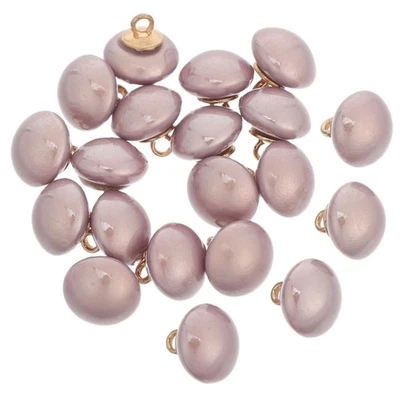  20 Stück Pilzknöpfe mit Öse – Runde Kugelknöpfe zum Nähen für DIY, Kleidung, - Bild 1 von 4