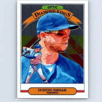 2019 Panini Donruss Optic - Diamond Kings Justin Smoak #4 - Toronto Blue Jays - Image 1 of 2