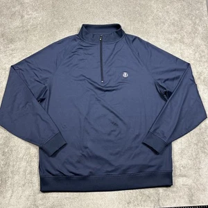 FootJoy Pullover Mens XL Navy Blue 1/4 Quarter Zip Golf Performance Stretch - Picture 1 of 9
