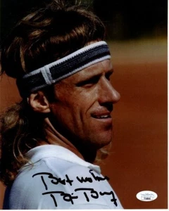 Bjorn Borg signed autographed 8x10 Tennis photograph JSA - Picture 1 of 1