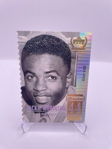 1999 Upper Deck Century Legends Die-Cut Jackie Robinson #44 10/100