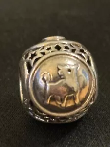 Authentischer Pandora Stier Sternzeichen Charm Geburtstag 20. April - 20. Mai Neu! - Bild 1 von 3