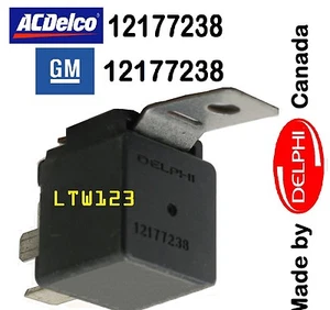 Parking Brake Pump Motor Relay ACDelco GM Original Equipment 12177238 w/bracket - Picture 1 of 2
