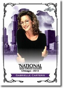 10-Count Lot 2013 Leaf GABRIELLE CARTERIS National Exclusive NSCC Promos