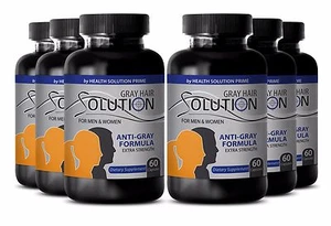 Hair repair - ANTI GRAY HAIR DIETARY SUPPLEMENT - Saw Palmetto capsules - 6B - Picture 1 of 9