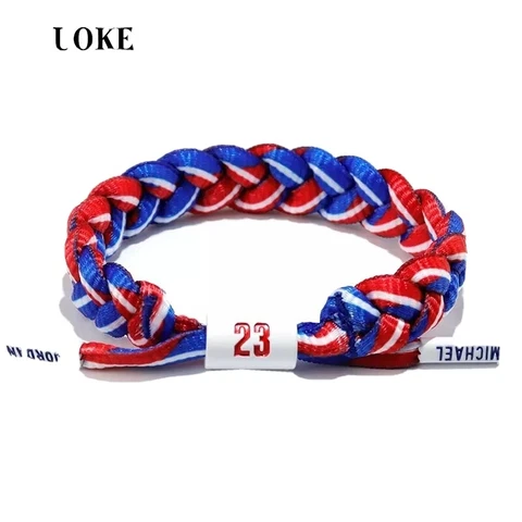 Michael JORDAN Braided Bracelet,  Adjustable Cover