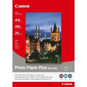 4960999405377 Papier fotograficzny Canon SG-201 plus jedwabny połysk A4, 20 arkuszy Canon - Zdjęcie 1 z 2