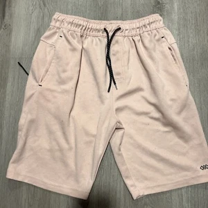 LEG3ND Men’s Medium Pink Zip Pocket Sweat Shorts - Picture 1 of 7