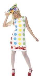Official Licensed Ladies Twister Fancy Dress Costume UK Size 16-18 - Picture 1 of 3