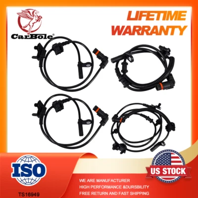 Sensor de velocidad de rueda 4 ABS delantero y trasero para Dodge Challenger Charger 2008-2010 tracción trasera Foto 1 de 4