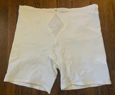 Vtg Rago White Girdle High Waist Half Leg Extra Firm Shaping Sz 58” Waist - Image 1 of 4