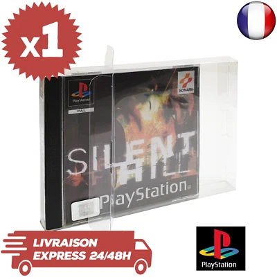 1 Boitier Protection Crystal Box Jeux de Playstation 1 PSOne PS1 0,3 mm Neufs - Photo 1/4