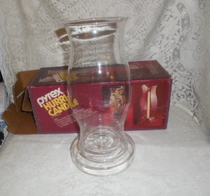 Pyrex Hurri-Candle #115 Glass Hurricane Candle Original Box - Vintage - Picture 1 of 5