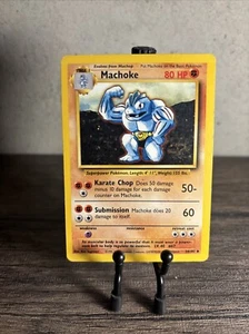 Machoke 034/102 Base Set Regular-Vintage-Pokémon TCG-Fast Shipping-LP!! - Picture 1 of 8