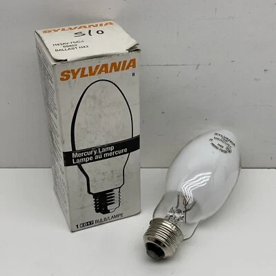 Sylvania H43AV-75/DX Mercury Vapor 75 vatios lámpara bombilla 75 W H43 base media Foto 1 de 4