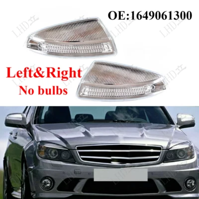 1 par de luces de señal de giro en el espejo lateral de la puerta para Mercedes Benz X164 GL350~ Foto 1 de 4