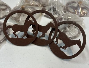 "Perilla de puerta de cajón para caballos de 3"" gabinete de metal ecuestre granja vaquero" - Imagen 1 de 5