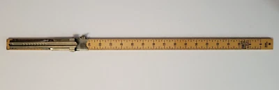 Vintage Sewing DRITZ Skirt Marker Wood Ruler 31.5” Hem Marker Metal No Base - Image 1 of 4