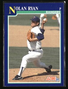 Nolan Ryan 1991 Score #4  Baseball Card