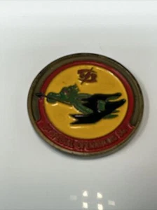 Moneda Desafío 1ª Operaciones Especiales Cuadrado AFSOC MC-130H Talon II Stray Goose - Imagen 1 de 5