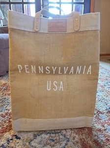 Apolis Global Citizen Original Markttasche Einkaufstasche hellbraun Pennsylvania USA - Bild 1 von 15