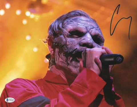 COREY TAYLOR SIGNED AUTOGRAPH 'SLIPKNOT' 'STONE SOUR' 11X14 PHOTO BECKETT 189 Cover