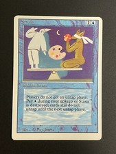 Stasis Light Play LP Revised / 3rd Edition 3ED Magic the Gathering MTG EDH - A