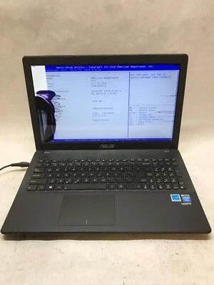 Asus X551C 15" X551CA-HCL1201L Celeron 1007U 1.5GHz 4GB RAM NO HDD Cracked -  DW - Image 1 of 4