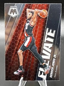 2020-21 Panini Mosaic Elevate Derrick Jones Jr. #4 Portland Trailblazers - Picture 1 of 2