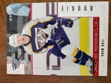 2002-03 ITG Be A Player Memorabilia Ruby 190/200 Adam Hall #294 Rookie