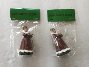 JARDÍN DE HADAS MINIATURA ~ Dama en vestido rojo ~ Nuevo ~ Se vende individualmente - Imagen 1 de 3