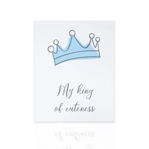 Quadro moderno per bambini Principe - ideale per la cameretta nascita regalo - Imagen 1 de 6
