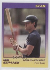 1989 Star Albany Colonie Yankees Rob Sepanek #17