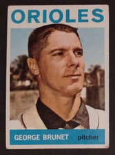 1964 Topps #322 George Brunet, Baltimore Orioles