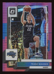 2022-23 PANINI DONRUSS OPTIC FRANZ WAGNER HYPER PINK HOLO PRIZM CARD #161