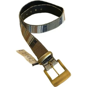 Vintage Paul Harris Womens Blanket Style Belt Size M/L Geometric Studded Western - Picture 1 of 12