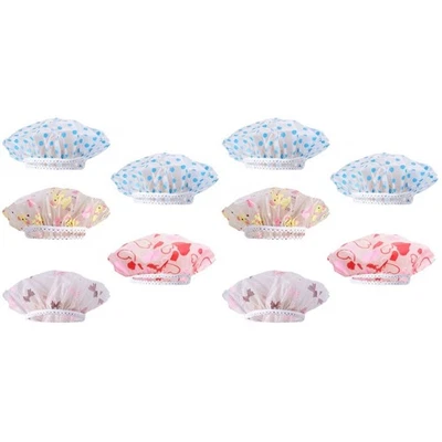  Set of 2 Wiederverwendbare Duschhaube Einmal Duschhauben Salonhut - Bild 1 von 4