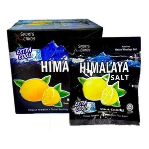 HIMALAYA SALT Sports Candy Extra Cool Lemon 1 Box (15g x 12 packets) - Picture 1 of 1