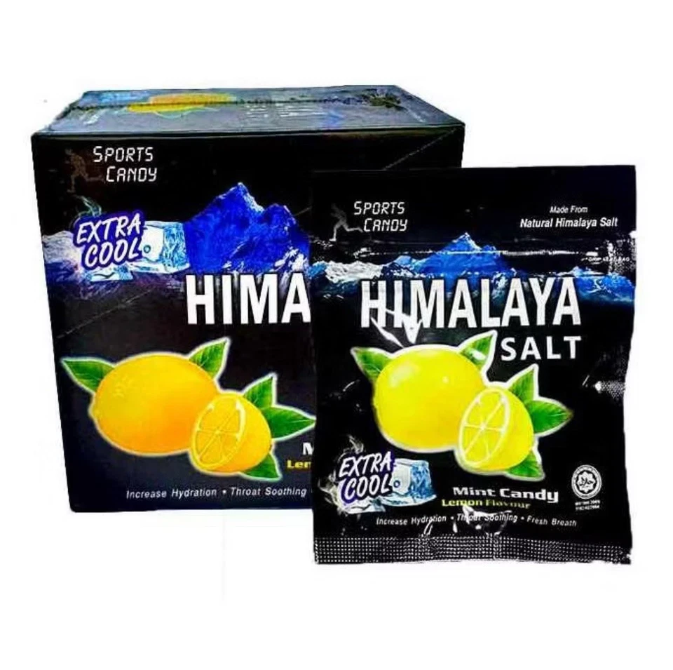 HIMALAYA SALT Sports Candy Extra Cool Lemon 1 Box (15g x 12 packets) - Image 1 of 1
