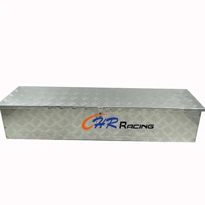 49"x14"x10" Aluminum Pickup Trailer Truck Bed Storage Tool Box with Lock+Keys - Image 1 of 4