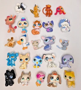 LITTLEST PET SHOP Figur Lot x24 Magic Motion Gürteltier Bommel Chincilla Pelikan - Bild 1 von 8